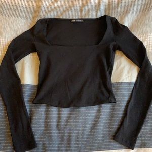 Zara Square Neck Top